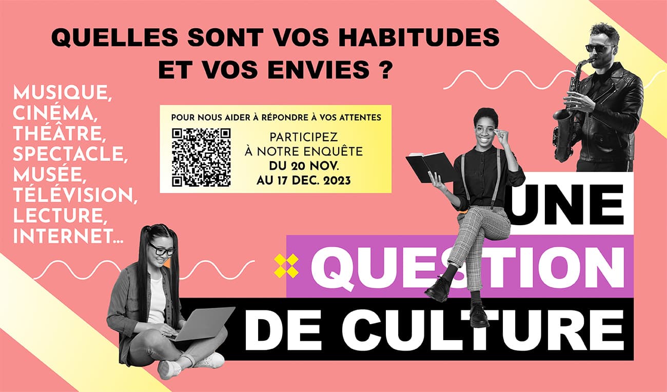 Culture : participez à notre enquête en ligne jusqu’au 17 décembre ! | Conseil départemental de l'Aisne