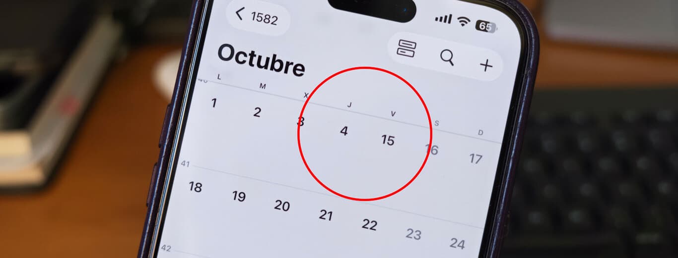 Por qué faltan diez días en el calendario de tu móvil si viajas hasta octubre de 1582