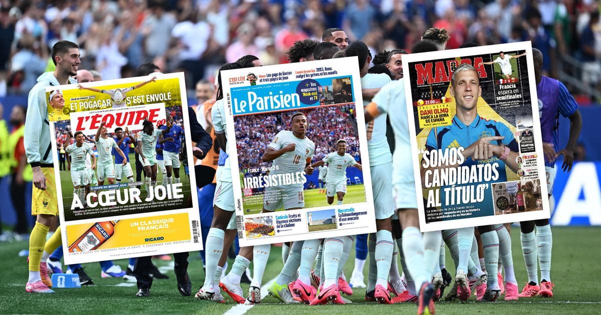 «D’un autre monde», «impossibles à arrêter», «irrésistibles», la presse internationale conquise par les Bleus après la victoire face au Maroc