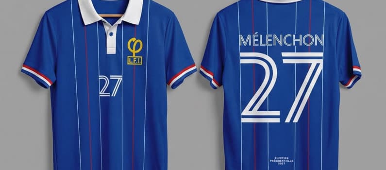 INFO RTL - "Le but, c'est qu'il soit porté un maximum" : LFI lance un maillot de foot "Mélenchon 27" à 25 euros pour la Coupe du monde