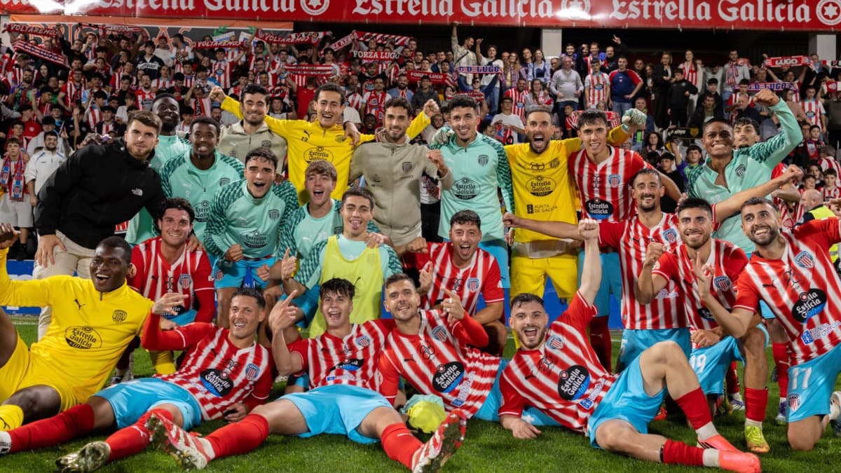 El Club 'Divertido' Lugo se lo pasa en grande: líder, invicto y mejor equipo de Primera RFEF