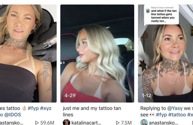 Se faire tatouer des marques de bronzage : cette tendance insolite agite les réseaux sociaux - Elle