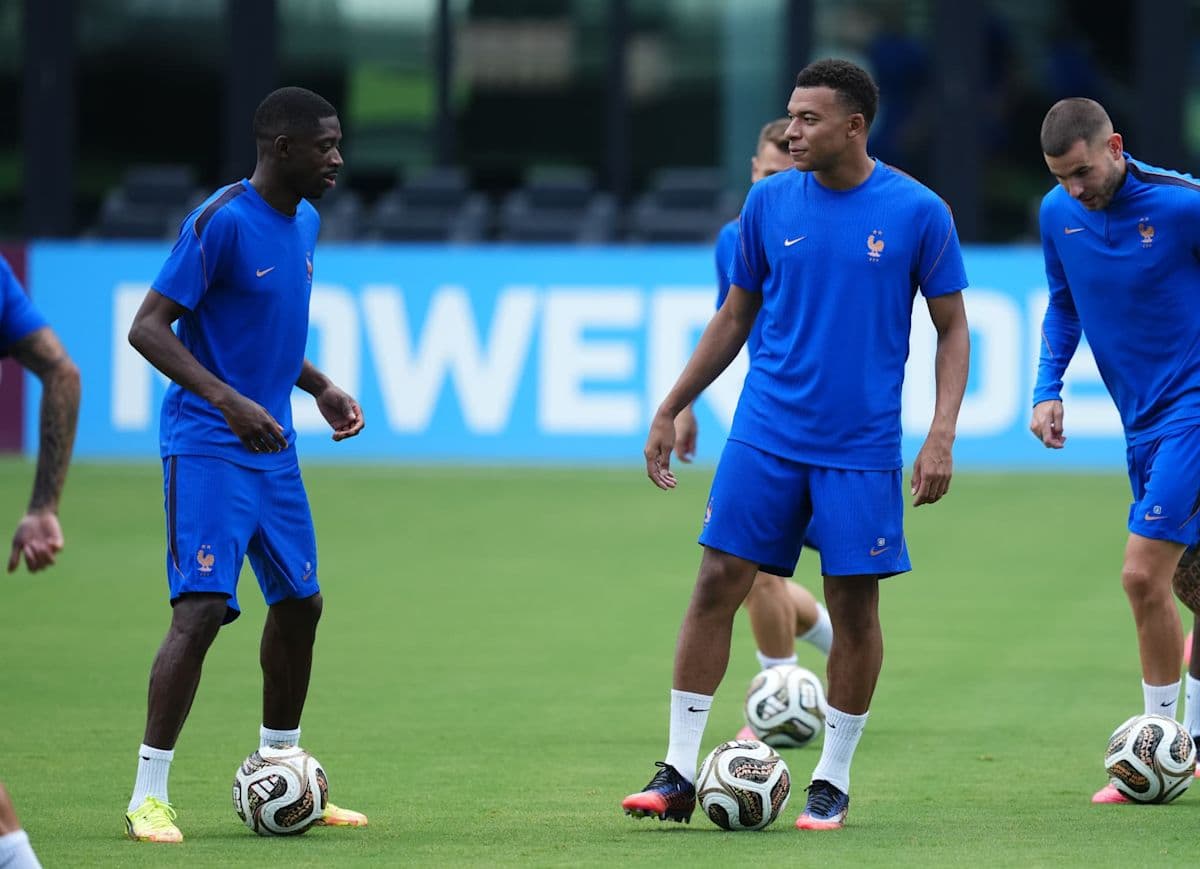 Equipe de France: Mbappé-Dembélé, des retrouvailles très attendues