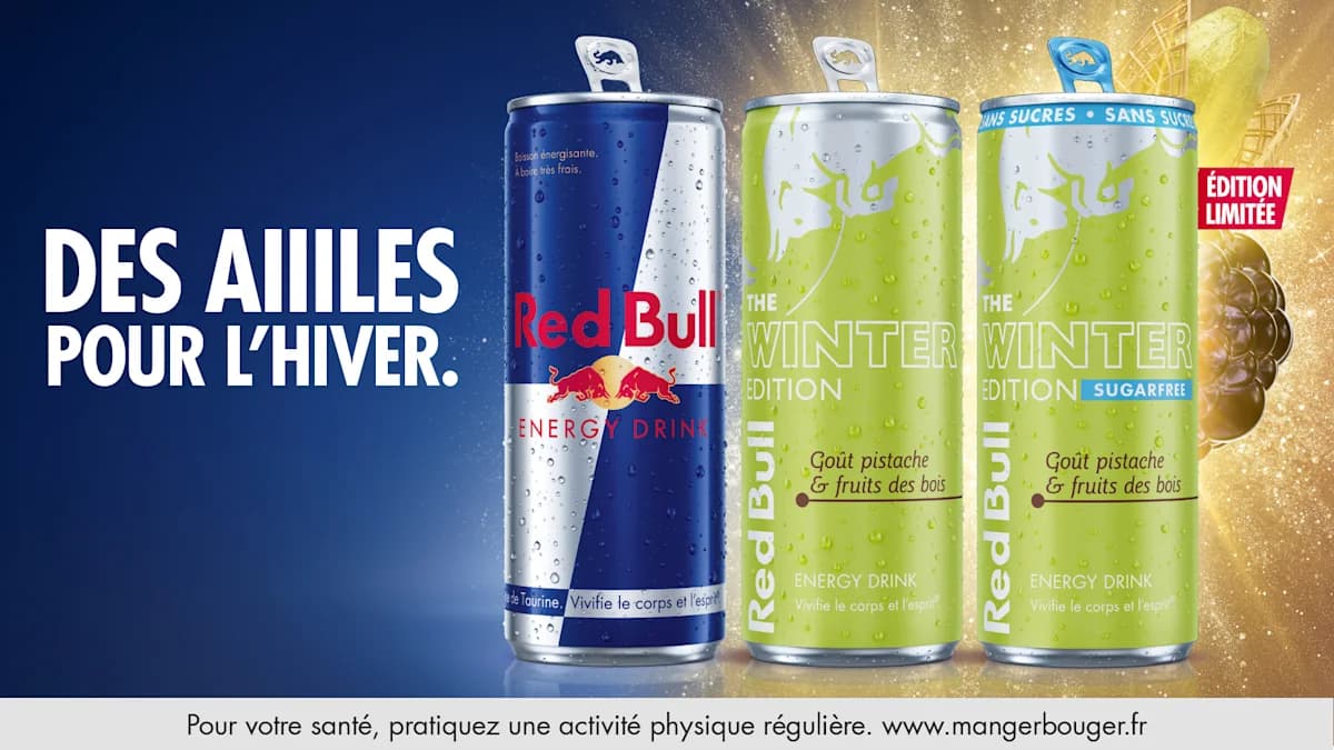 LA NOUVELLE RED BULL WINTER EDITION 2026 ARRIVE EN FRANCE : GOÛT PISTACHE & FRUITS DES BOIS