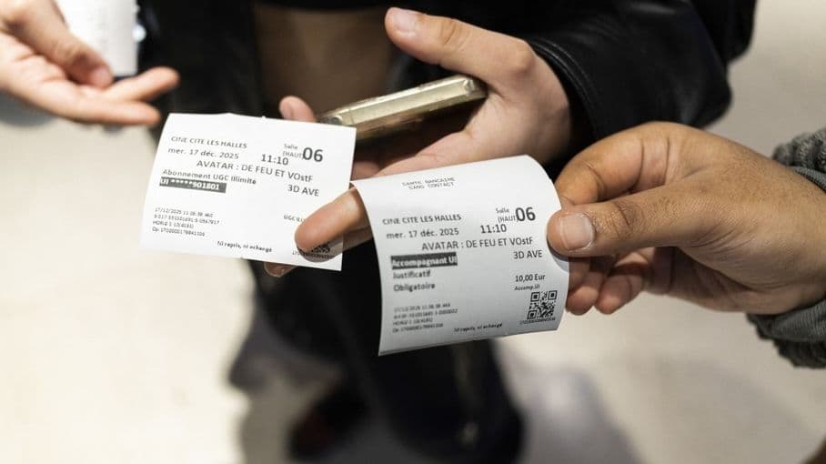 Malgré "Avatar" ou "Zootopie", la fréquentation des salles de cinéma en France baisse de 13% en 2025 (mais des films d'art et d'essai dépassent le million de spectateurs)